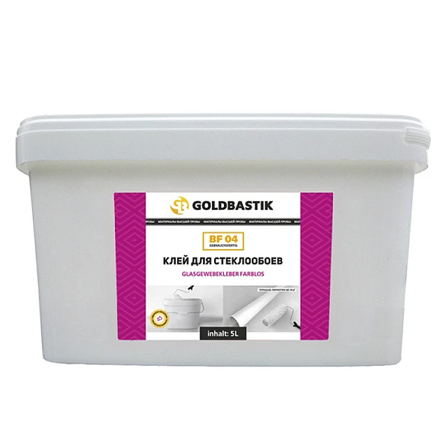 Клей для стеклообоев Goldbastik BF 04 5 л Клей для стеклообоев Goldbastik BF 04 5 л
