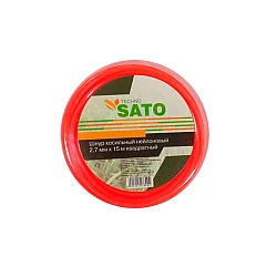 Леска для триммера Sato Techno 2.7 мм 15 м квадратный