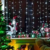 Гирлянда Калядны час MUJ23040307-3 120LED 3*1 м холодный белый занавес