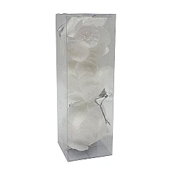 Набор шаров Калядны час White artichokes АВ24-078 8 см 3 шт