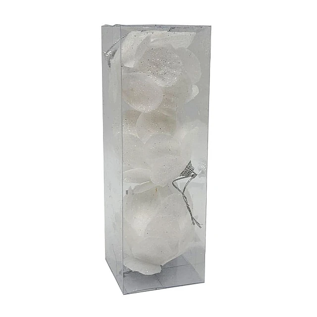 Набор шаров Калядны час White artichokes АВ24-078 8 см 3 шт