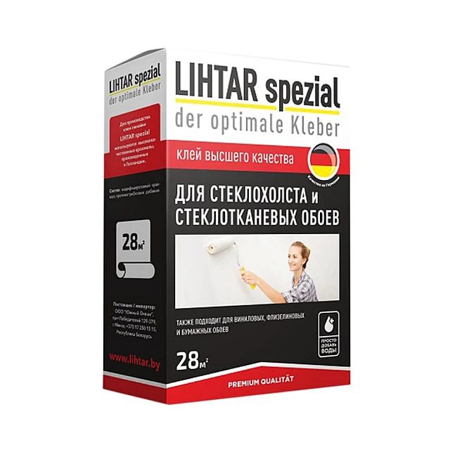 Клей Lihtar spezial для стеклохолста и стеклотканевых обоев 250 г Клей Lihtar spezial для стеклохолста и стеклотканевых обоев 250 г