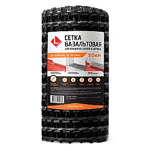 Сетка базальтовая Lihtar для кладки ячейка 25*25 мм 0.25*25 м