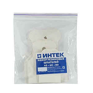 Набор шпателей Интек резиновых 40-60-80 мм