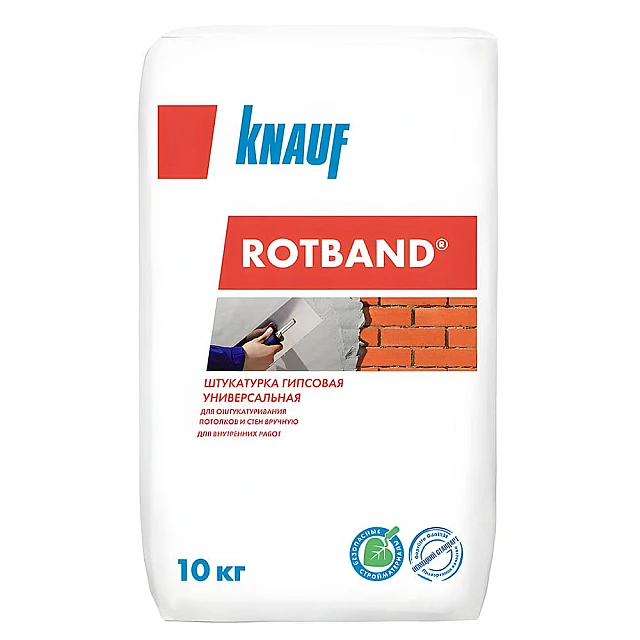 Штукатурка Knauf Ротбанд гипсовая 10 кг Штукатурка Knauf Ротбанд гипсовая 10 кг
