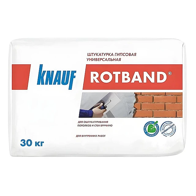 Штукатурка Knauf Ротбанд гипсовая 30 кг Штукатурка Knauf Ротбанд гипсовая 30 кг