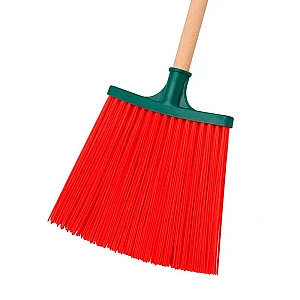 Метла для уборки улиц плоская с черенком