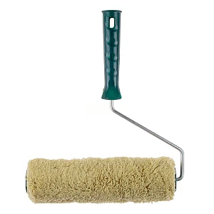 Валик Волат Полиакрил 22080-180 42*180 мм зеленый с ручкой 6 мм