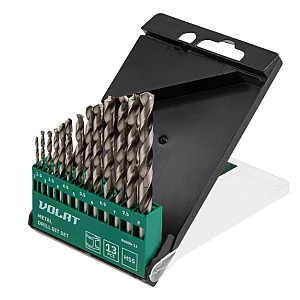 Набор сверл Волат HSS 86000-13 по металлу 2-8 мм 13 шт