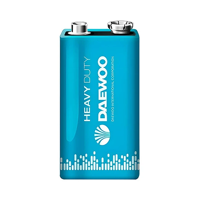 Элемент питания Daewoo Heavy Duty Shrink-1 9V солевые 6F22 Элемент питания Daewoo Heavy Duty Shrink-1 9V солевые 6F22