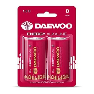Элемент питания Daewoo Energy Alkaline BL-2 LR20