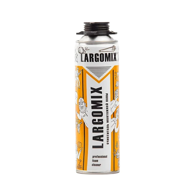 Очиститель монтажной пены Largomix LRX007 500 мл Очиститель монтажной пены Largomix LRX007 500 мл