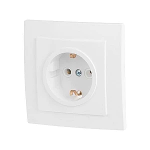 Розетка Юпитер Стандарт JP7420-01 белая