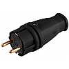 Вилка Юпитер JP7602-01 каучук черная