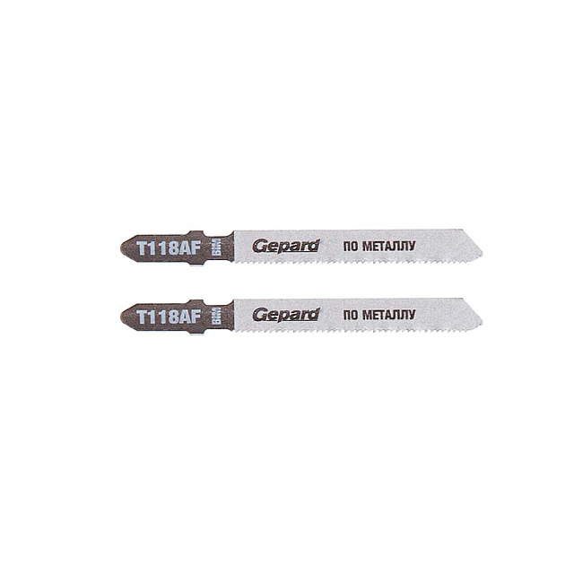 Пилка для лобзика Gepard GP0615-18 по металлу T118AF 2 шт Пилка для лобзика Gepard GP0615-18 по металлу T118AF 2 шт