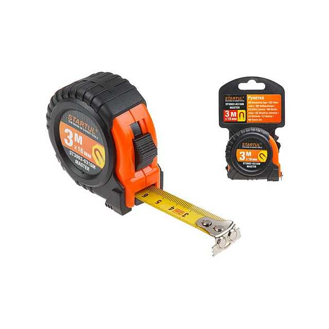 Рулетка Startul Master ST3002-0316M с магнитом 3 м*16 мм Рулетка Startul Master ST3002-0316M с магнитом 3 м*16 мм