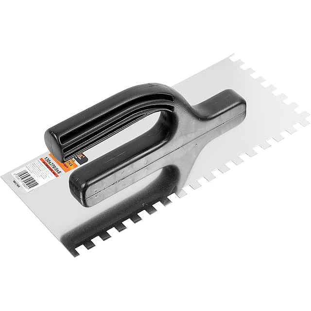 Гладилка нержавеющая Startul Master ST1050-28 130*270 мм зуб 8*8 мм Гладилка нержавеющая Startul Master ST1050-28 130*270 мм зуб 8*8 мм