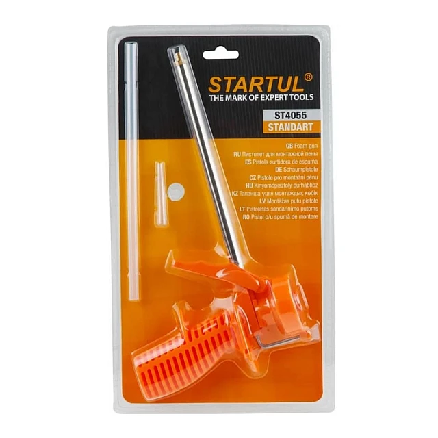 Пистолет для монтажной пены Startul Standart ST4055 облегченный Пистолет для монтажной пены Startul Standart ST4055 облегченный