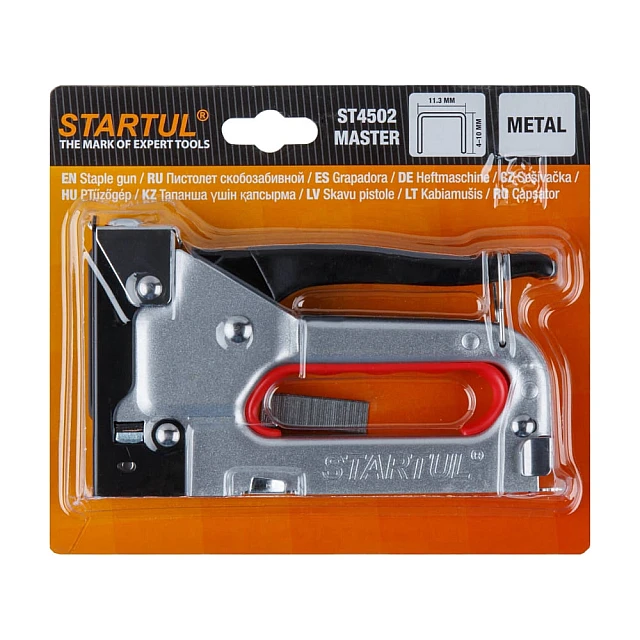 Степлер строительный Startul Master ST4502 металический 4-10 мм Степлер строительный Startul Master ST4502 металический 4-10 мм