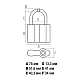 Замок навесной Startul Master ST9090-80 80 мм Замок навесной Startul Master ST9090-80 80 мм