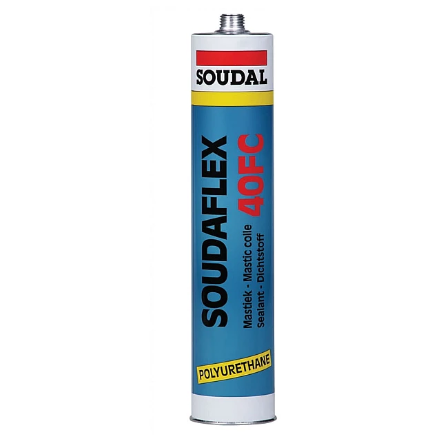 Клей-герметик Soudal Soudaflex 40FC полиуретановый белый 300 мл Клей-герметик Soudal Soudaflex 40FC полиуретановый белый 300 мл