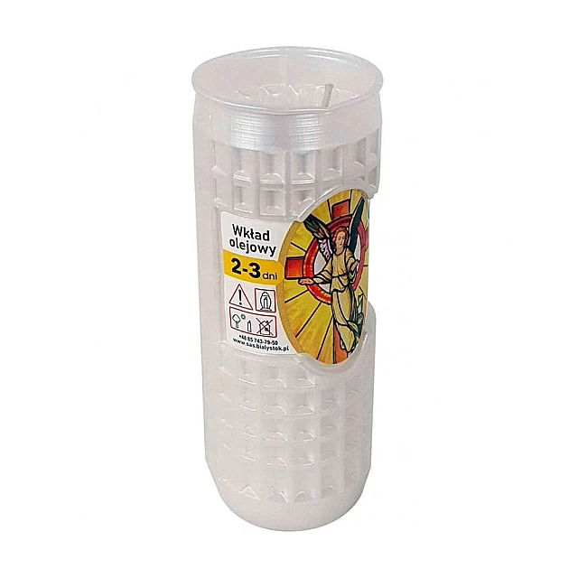 Свеча вставка SAS OL-34 ритуальная пластмассовая