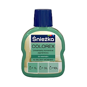 Универсальный пигментный концентрат Sniezka Colorex 42 зеленый весенний 100 мл