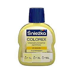 Универсальный пигментный концентрат Sniezka Colorex 11 лимонный 100 мл