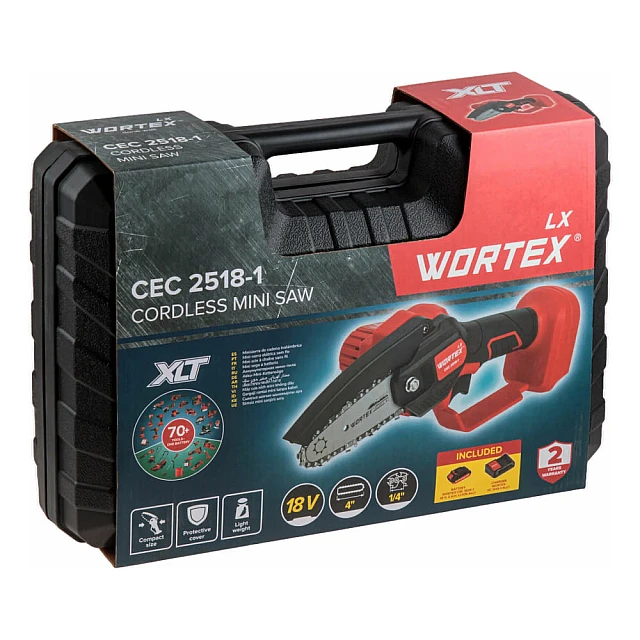 Пила цепная мини Wortex LX CEC 2518-1
