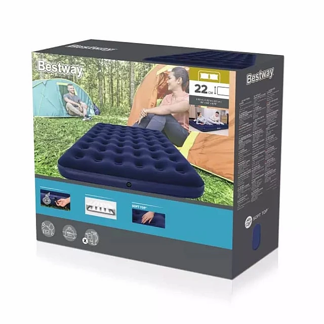 Матрас надувной Bestway Queen 67003 203*152*22 см Матрас надувной Bestway Queen 67003 203*152*22 см