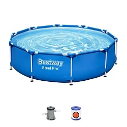 Бассейн каркасный Bestway Steel Pro 56679 с фильтр-насосом 305*76 см 4678 л