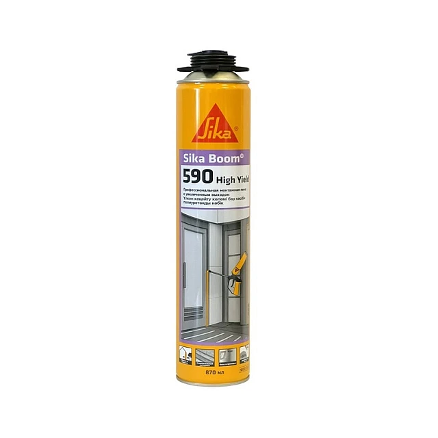 Пена монтажная Sika Boom 590 High Yield 870 мл Пена монтажная Sika Boom 590 High Yield 870 мл