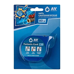 Нить сантехническая AV Engineering  AVE-FC-0080 Fantastic Cord 80 м