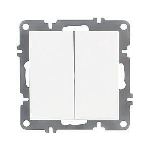 Выключатель Arvia Electric Karen 50 01 1000 202 2 клавиши белый