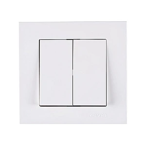 Выключатель Arvia Electric Karen 50 01 1000 202 2 клавиши белый