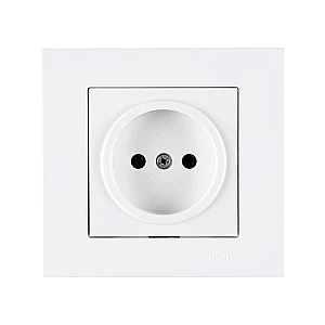Розетка Arvia Electric Karen 50 01 1000 215 без заземления белая