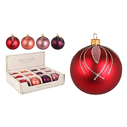 Шар елочный код 737128 8 см