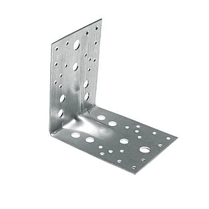 Уголок крепежный Starfix 47311-1 90*105*105 мм усиленный белый цинк